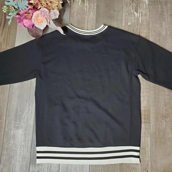 Wonder Nation Black and White Pullover Sweatshirt Size Large 10-12 NWOT - Picture 8 of 14